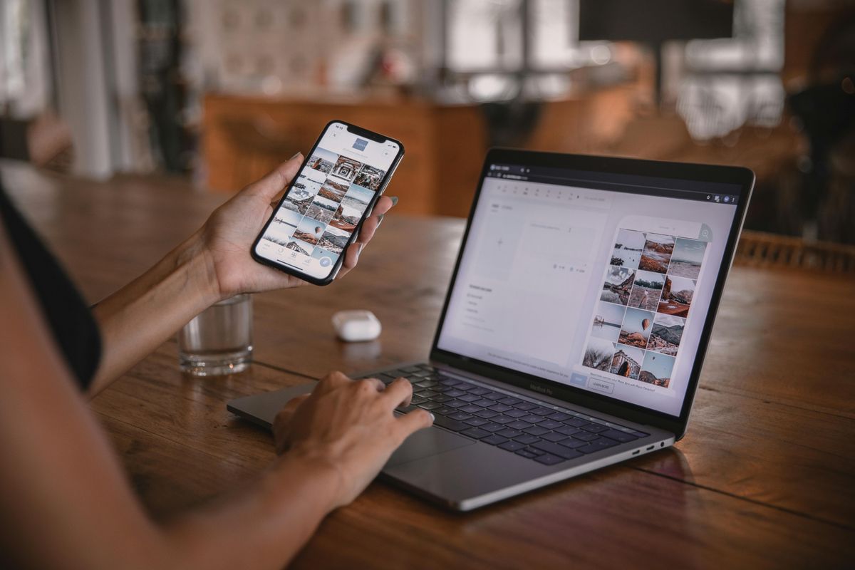 Social media management platform dashboard showing scheduled posts across multiple platforms